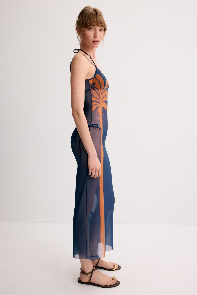 Mesh Scoop Maxi Cover Up by WEWOREWHAT - Photo 1
