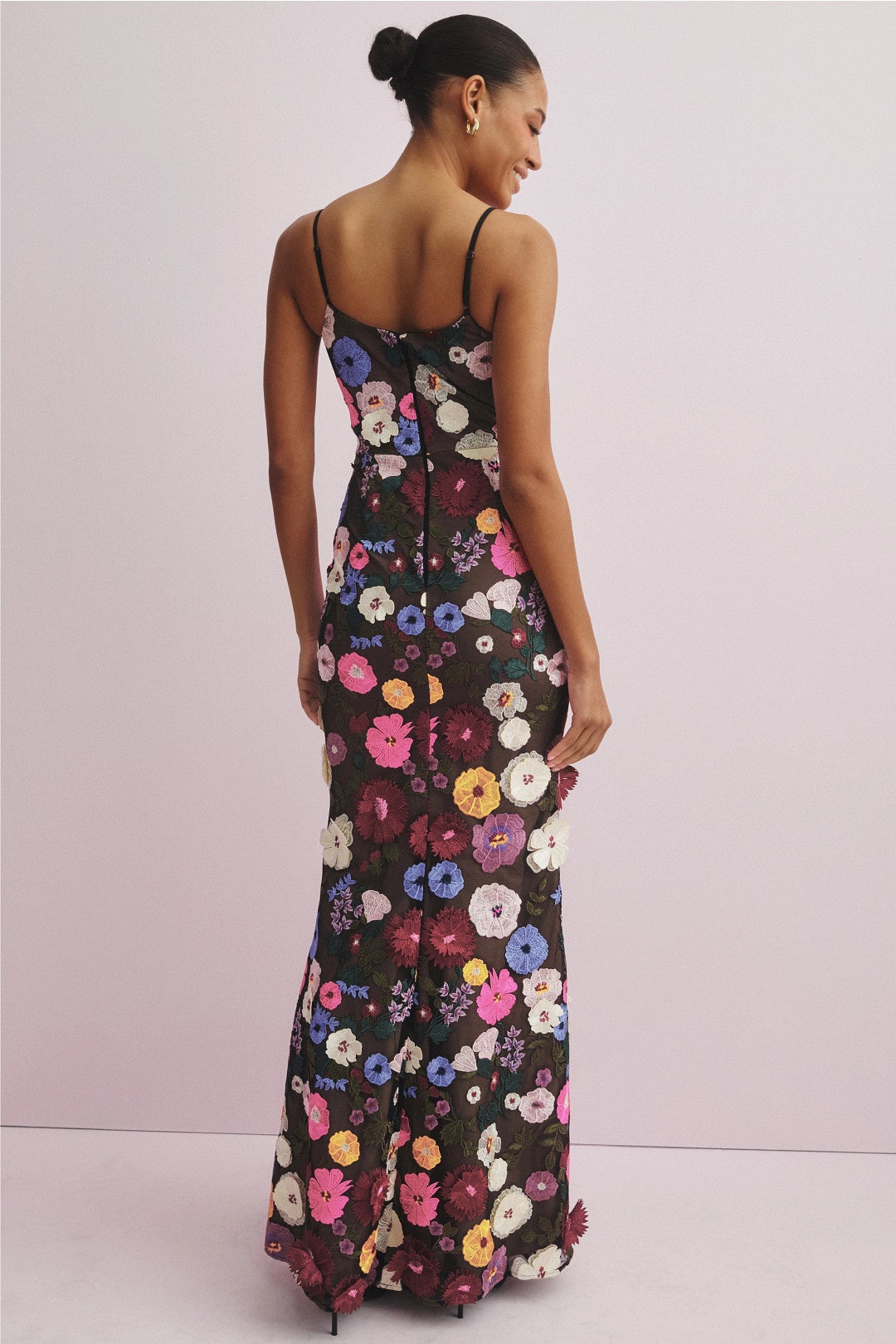 Giovanna Embroidered Gown by Dress The Population 2