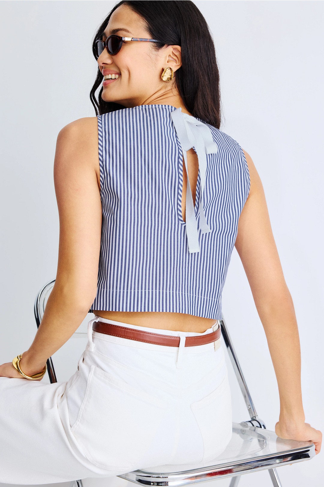 Tie Back Tank Top by Peter Som x RTR 2