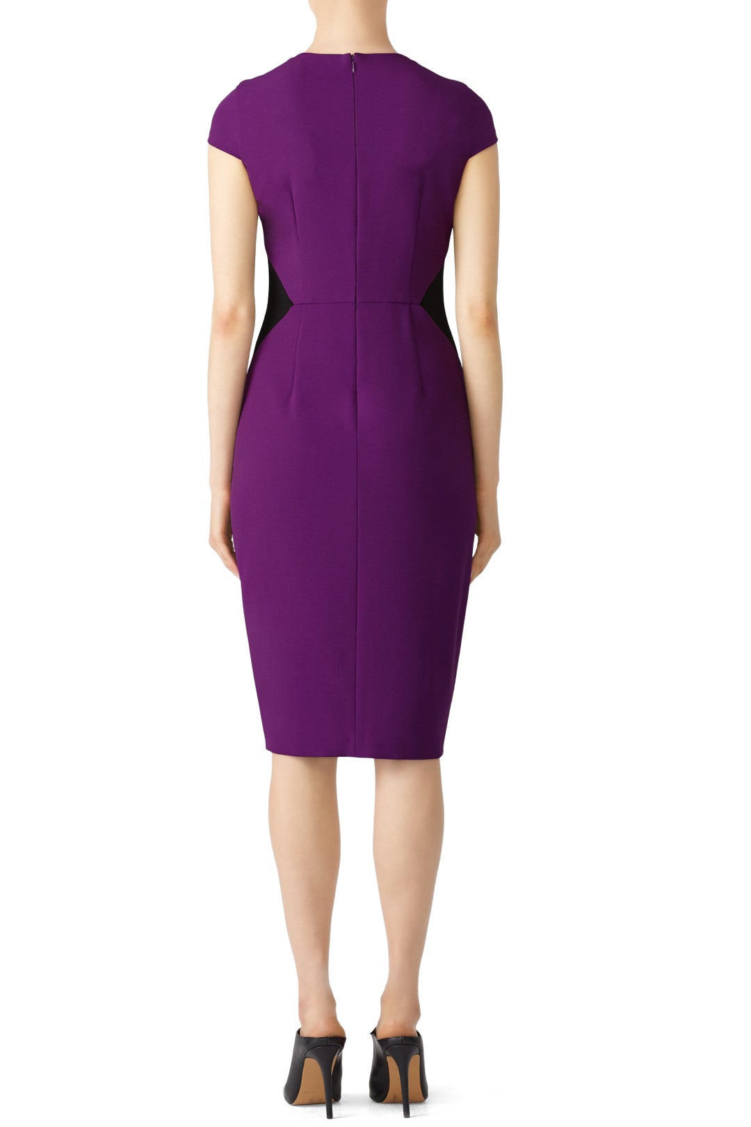 Purple Contrast Sheath by Donna Morgan 2