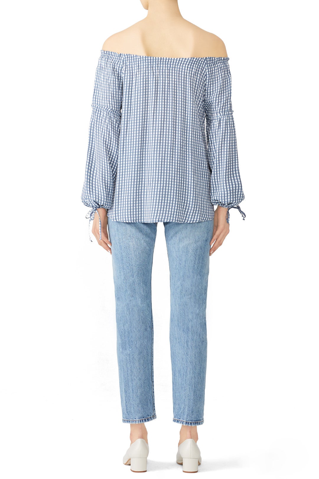 Blue Plaid Bobby Blouse by Flynn Skye 2