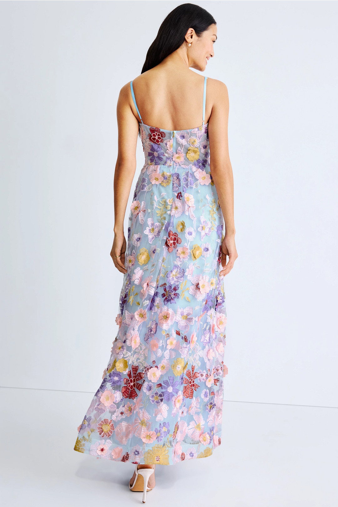 Floral Embroidered Gown by Ieena for Mac Duggal 2