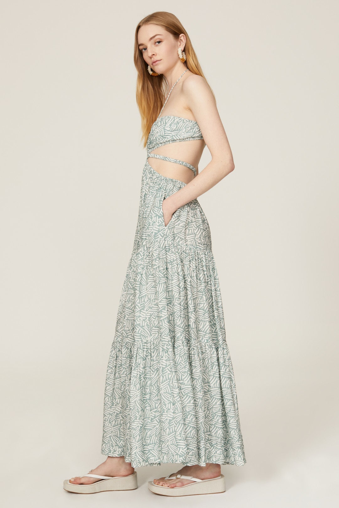 Laurel Palm Leaf Maxi by SIMKHAI 1