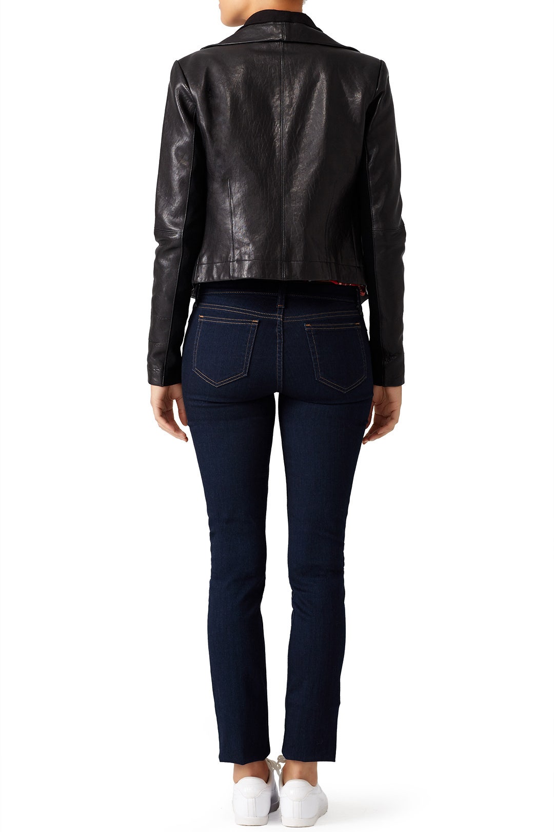 Max Classic Bubble Leather Jacket by VEDA 1