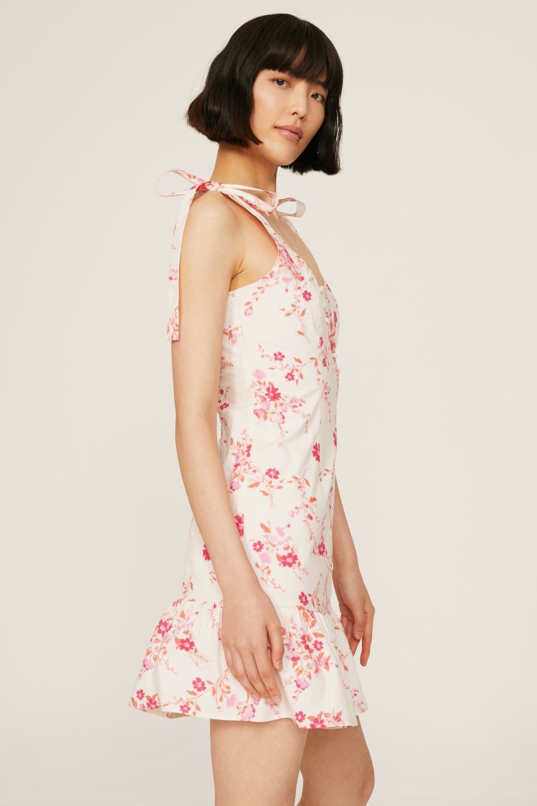 トップス Lona ribbon mini dress LOMINA-DRESS-DRESS-STERLING-