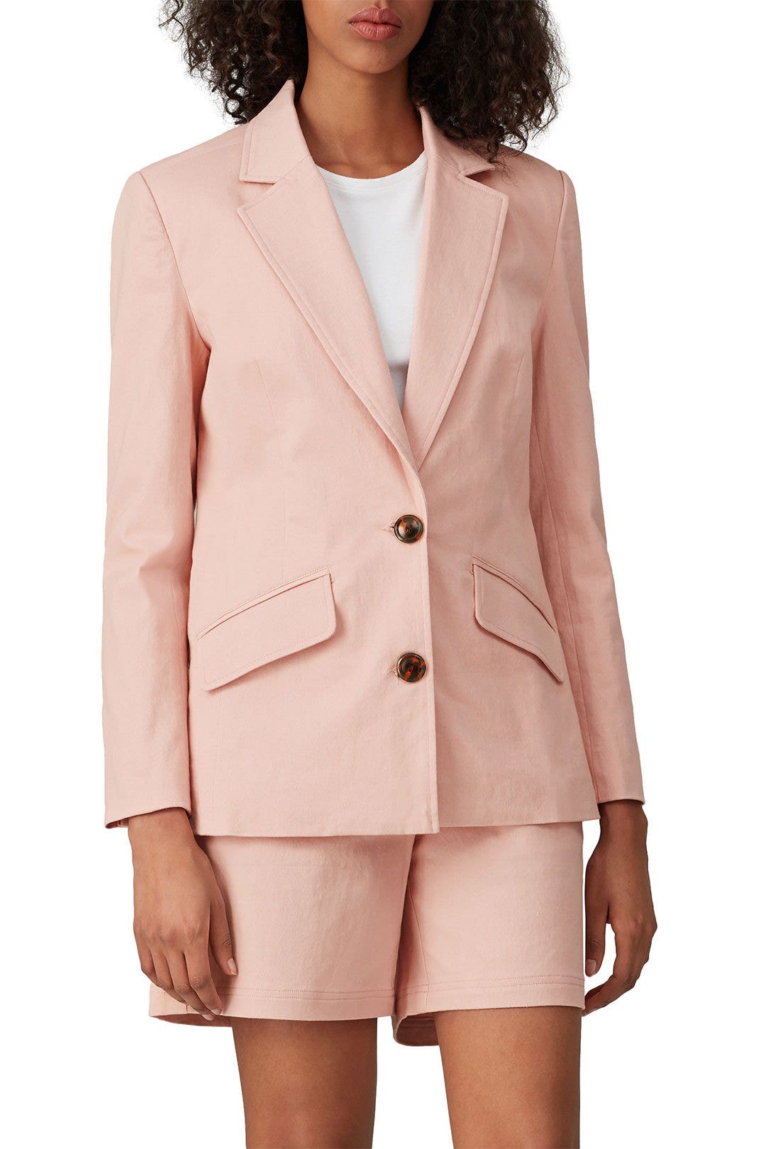 Blush Twill Blazer by KENDALL + KYLIE 1