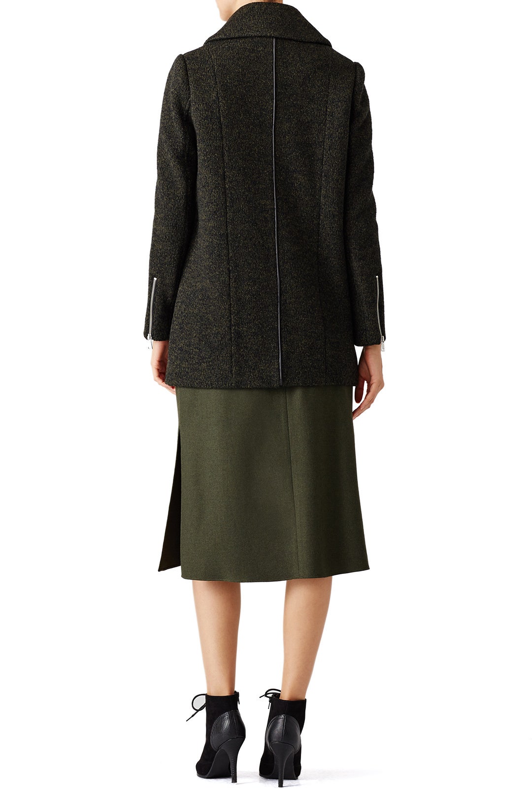 Olive Zoe Coat by Andrew Marc 1