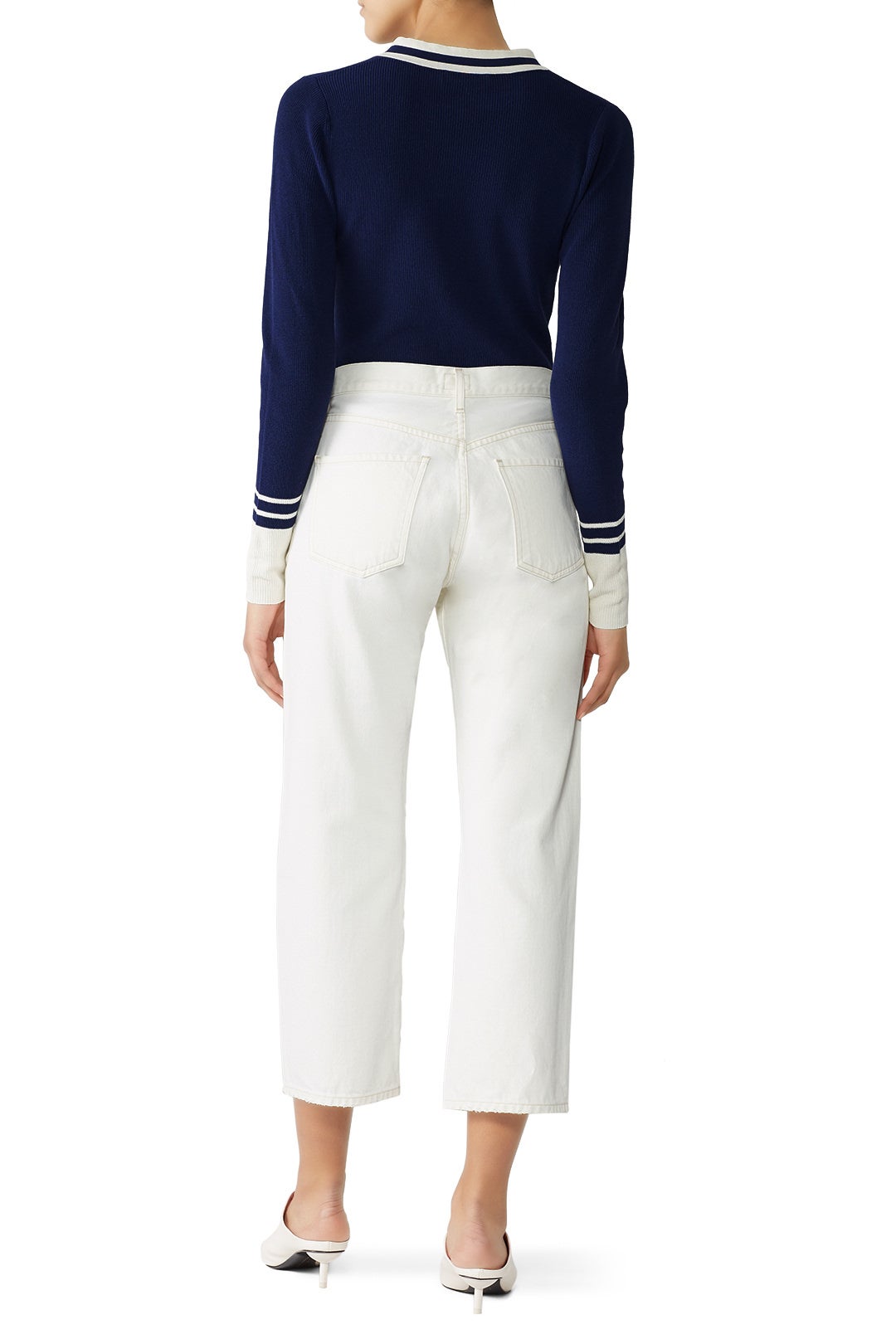 White Sacha High Rise Wide Leg Jeans by Citizens of Humanity 1