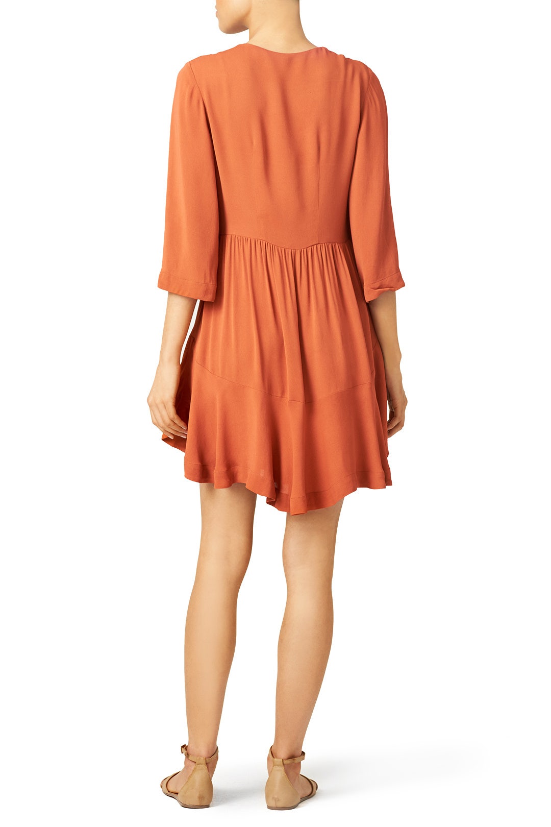Orange Sahara Dress by Twelfth Street by Cynthia Vincent 1