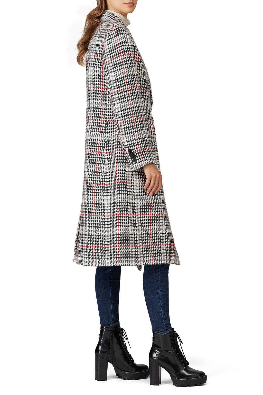 Tailored Plaid Oversized Coat by Derek Lam 10 Crosby x RTR | Rent