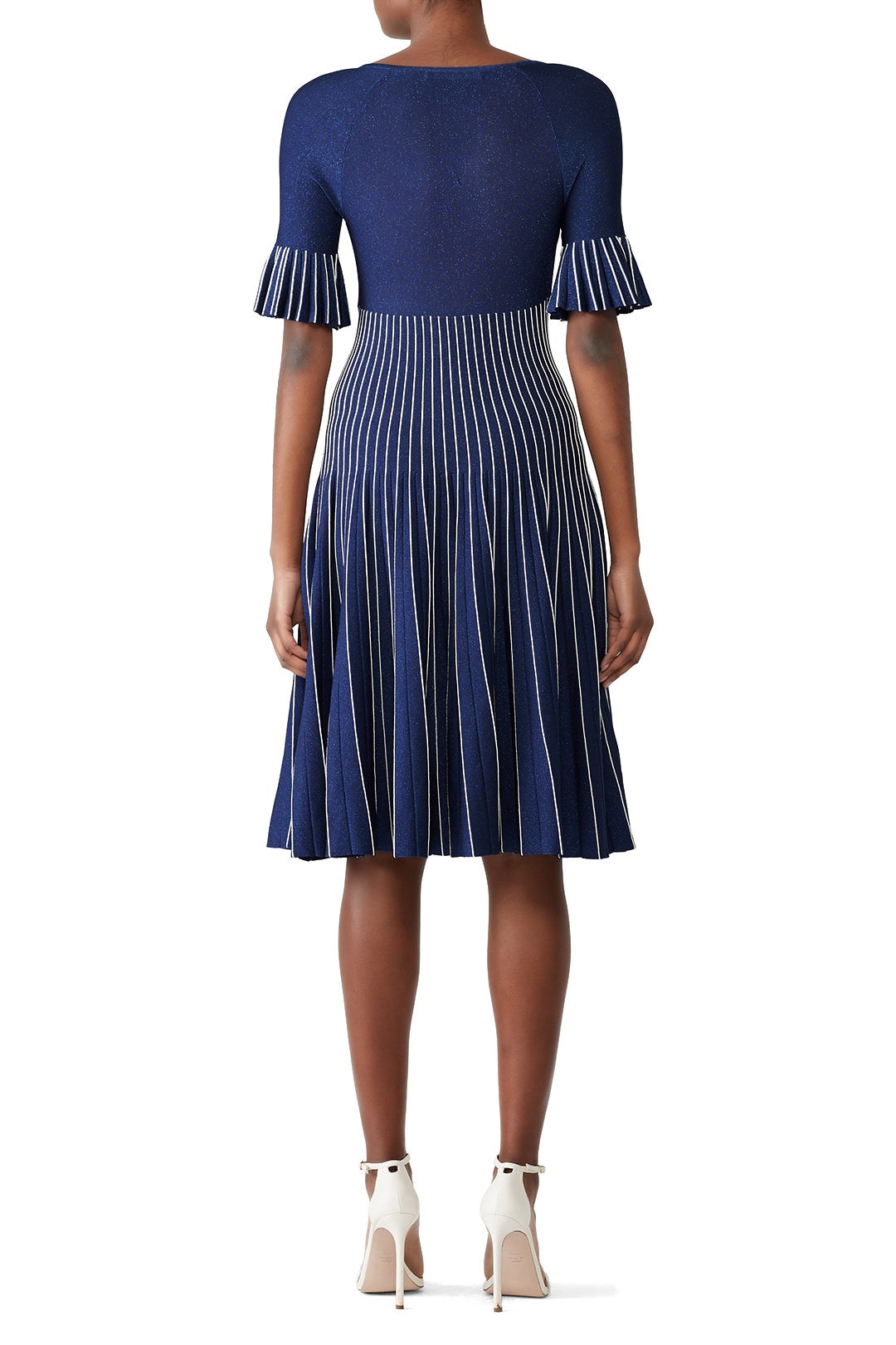 Metallic Pleats Bustier Dress by SIMKHAI 2