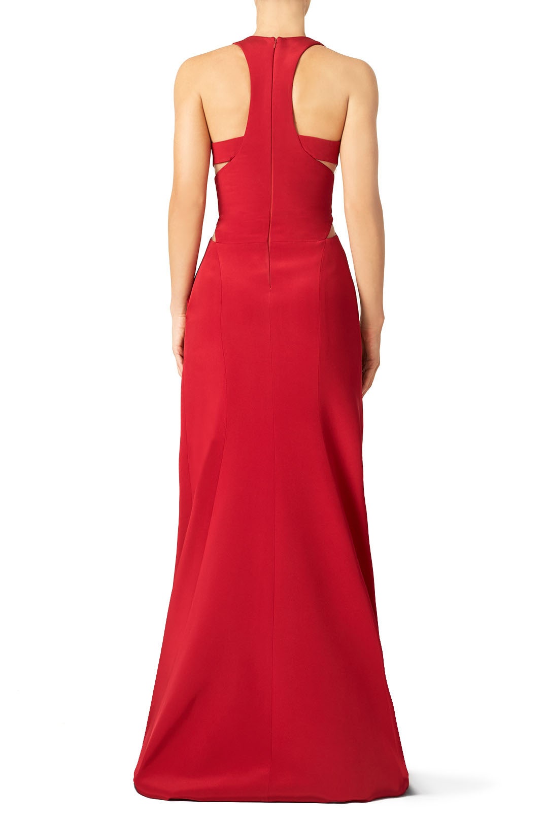 Blood Deep V Articulated Column Gown by KAUFMANFRANCO 1