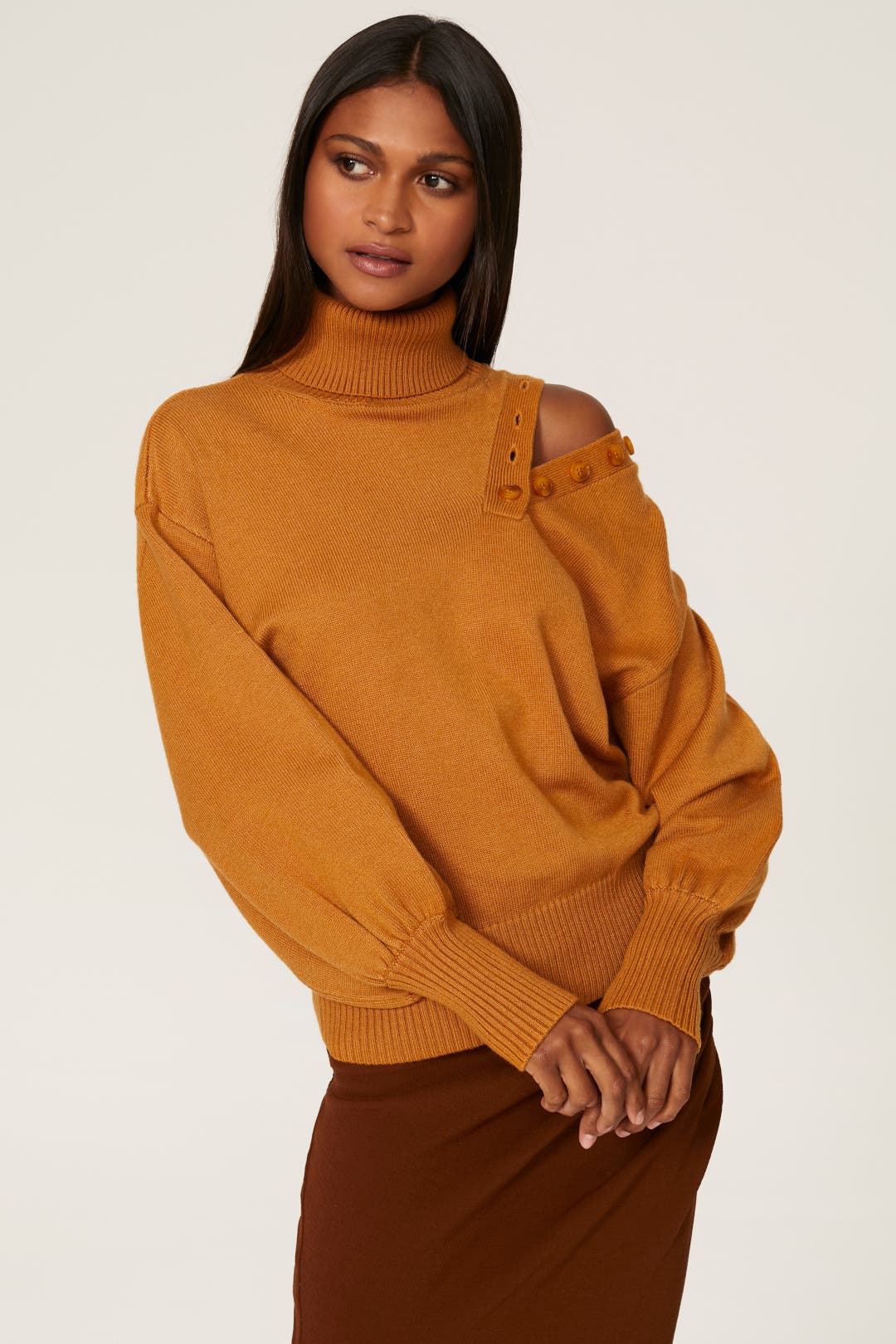 Green Puff Sleeve Sweater by Derek Lam 10 Crosby x RTR | Rent the