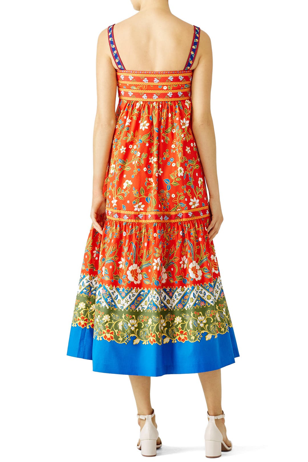 Samba Batik Flower Printed Maxi Dress by Tory Burch | Rent