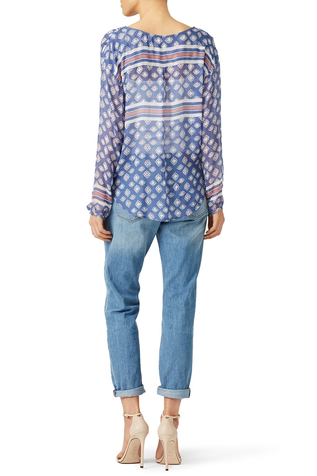 Blue Swirl Top by Free People 2