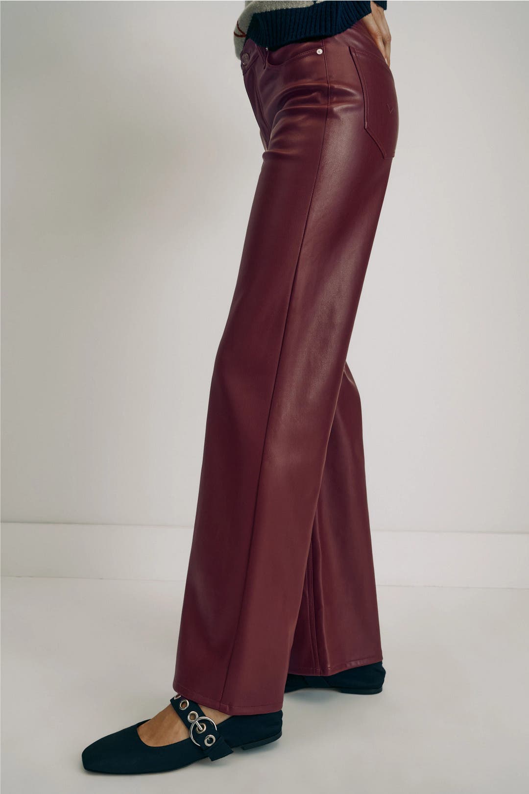 Rosie High-Rise Wide Leg Pants by Hudson | Rent the Runway