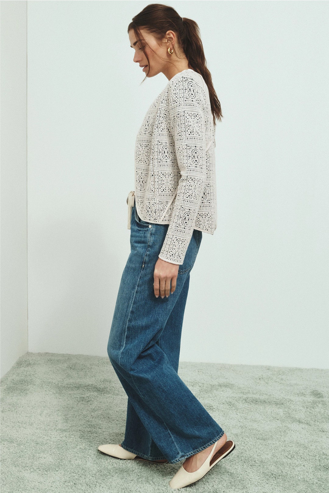 Tapestry Knit Jacket by NIC + ZOE 1