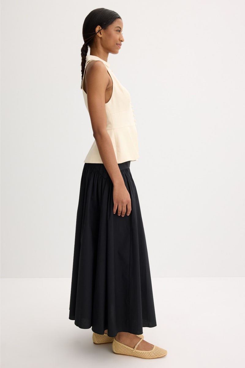 Black Procida Skirt by Staud - Photo 1