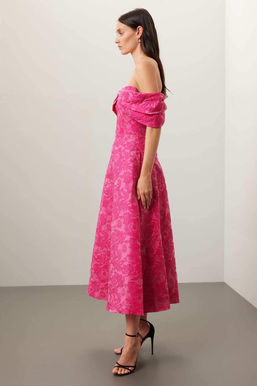 Fiona Cloud Jacquard Dress by Theia | Rent the Runway