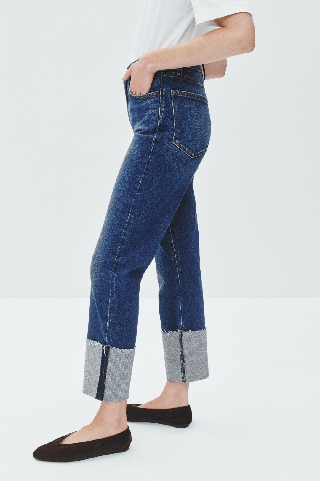 Margot Slim Wide Cuff Jeans by Joe's Jeans 1