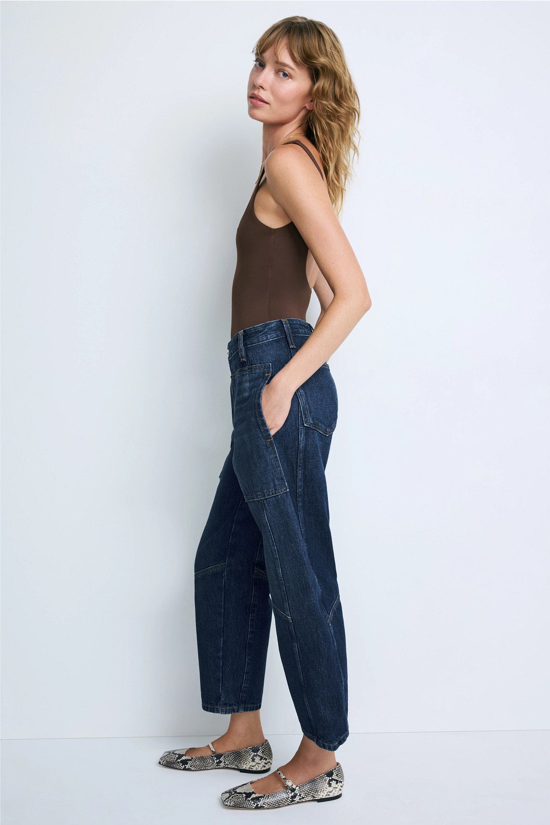Krista Big Pocket Barrel Jeans by Joe's Jeans 1