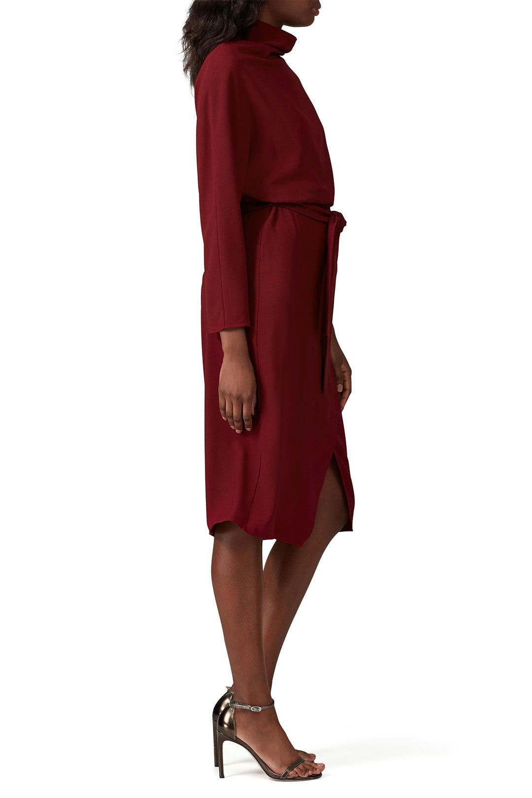 High Neck Dolman Dress by LAPOINTE 1