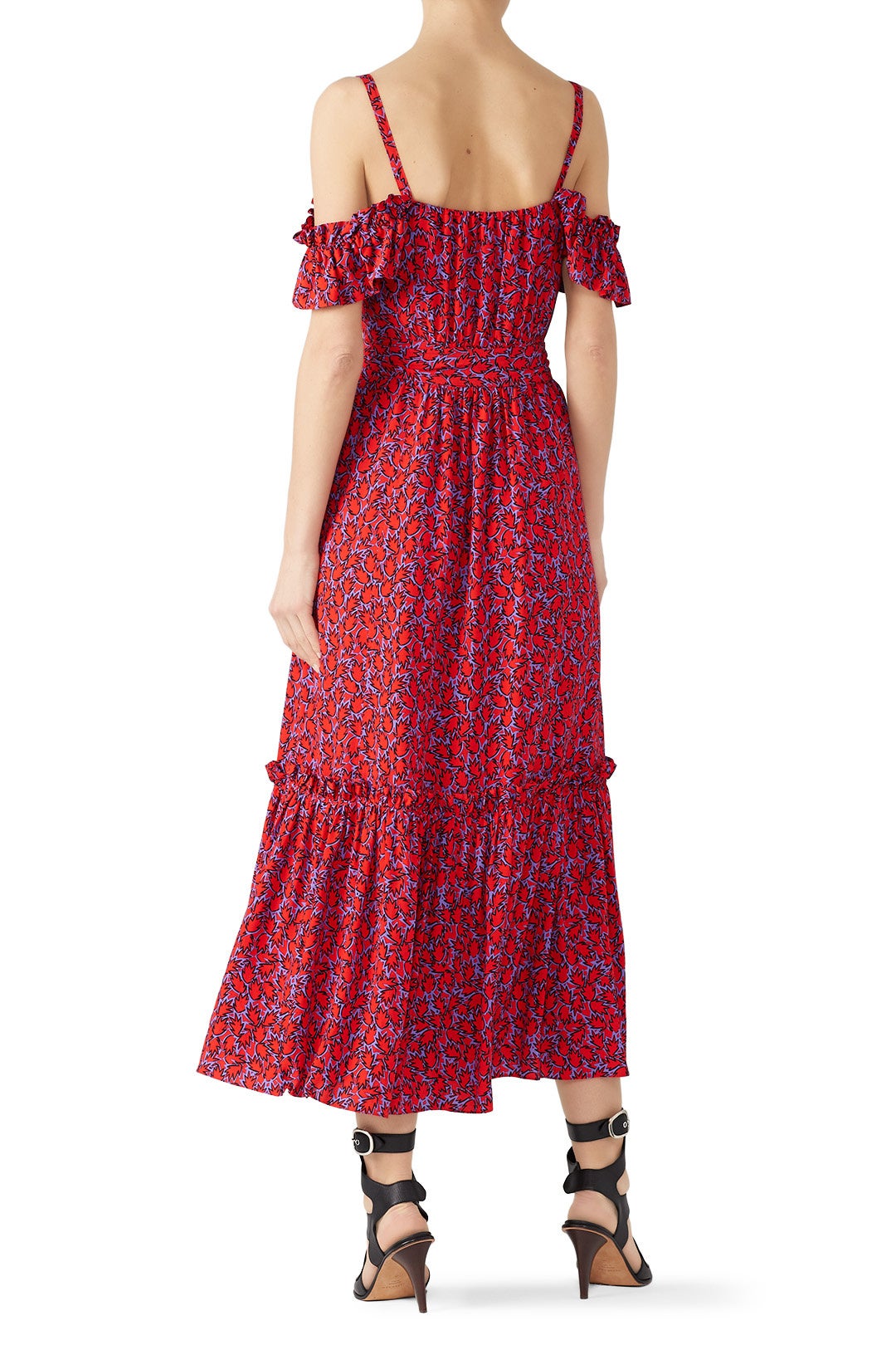 Iris Poppy Ruffle Cami Dress by Derek Lam 10 Crosby 1