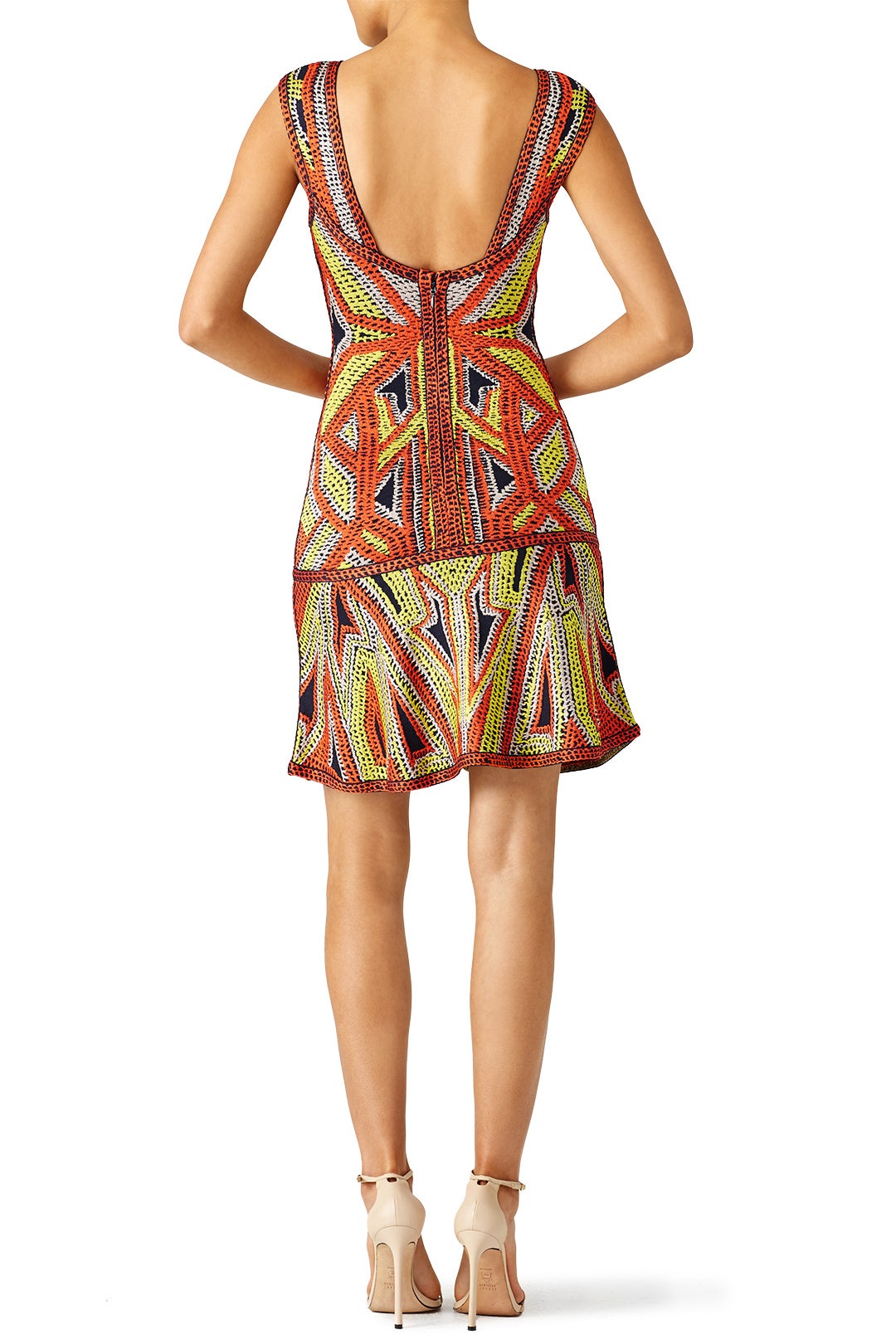 Danika Geometric Dress by Hervé Léger 2