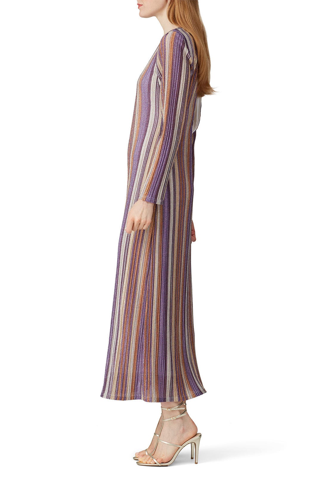 Multi Striped Backless Dress by KENDALL + KYLIE 1