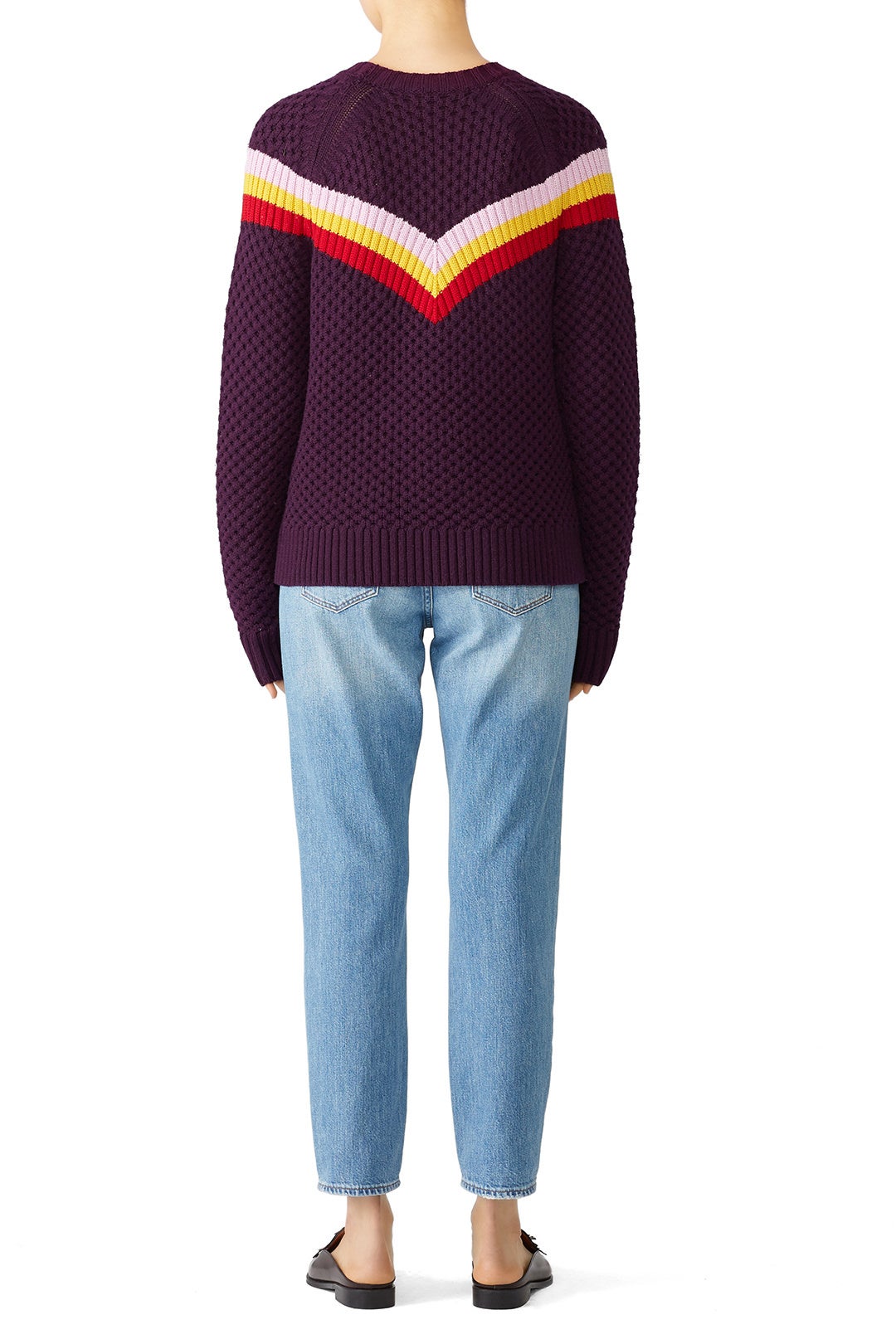 Stripe Fisherman Sweater by Milly 1