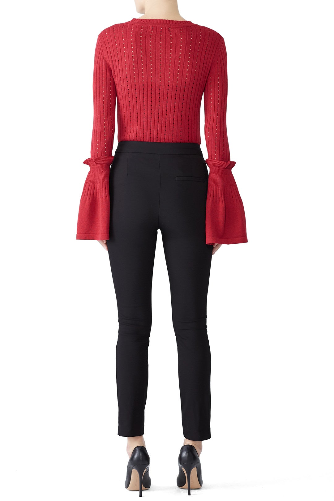 Vertical Cut Out Sweater by Slate & Willow 1