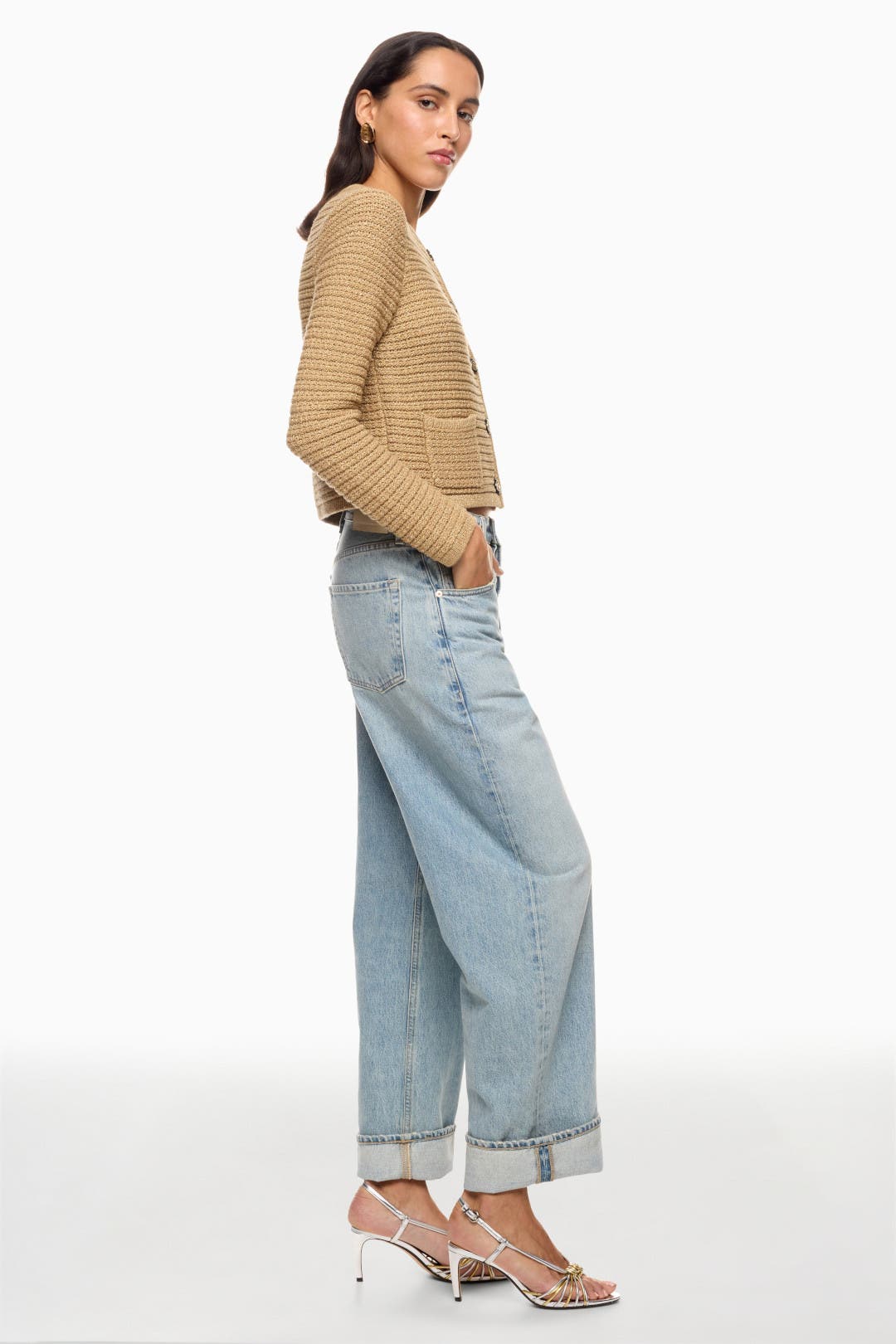 【新品タグつき】ROSY LUCE Cropped Knit Cardigan UVカット仕様】CROPPED FRILL CARDIGAN – Rosy luce