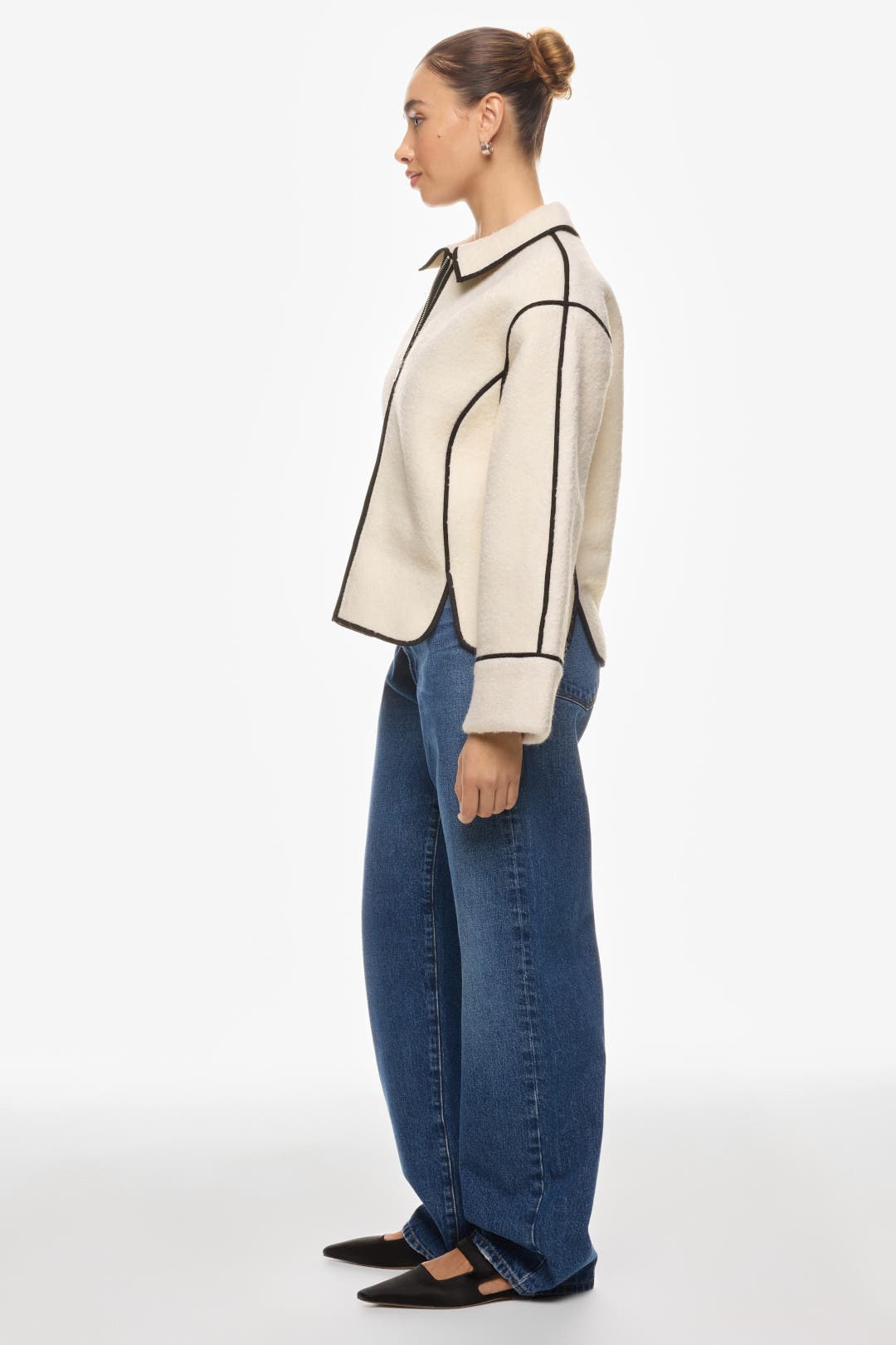 Madison White Shearling Jacket by Modern Citizen | Rent the Runway