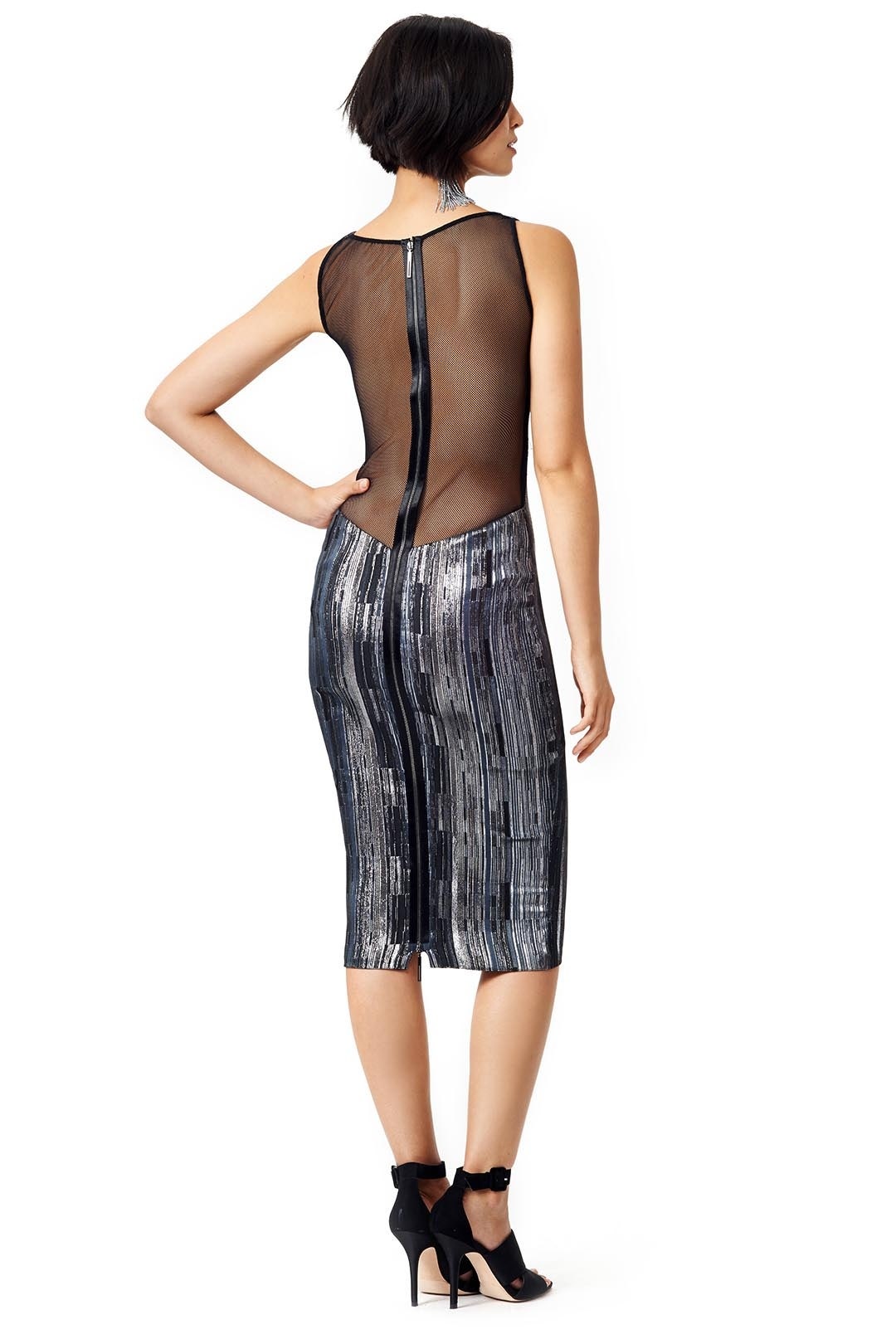 Silver Streak Sheath by pamella roland 2