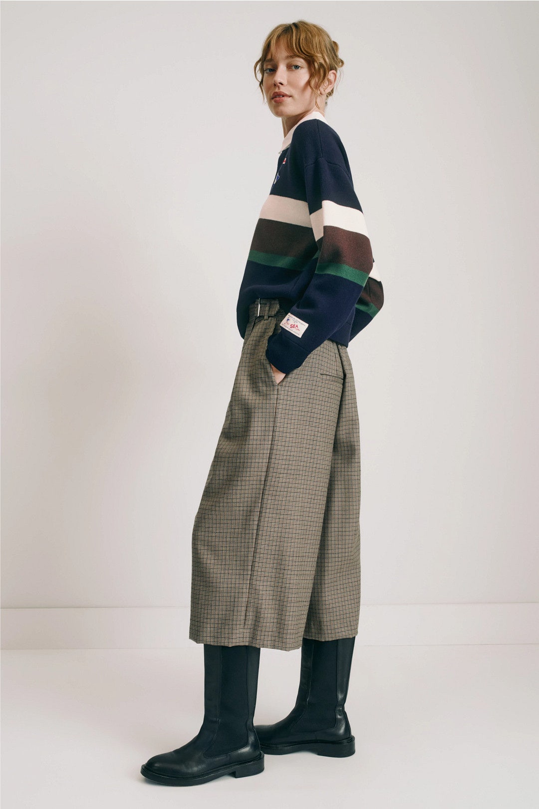 Arther Varsity Knit Rugby Shirt by Sea New York 1