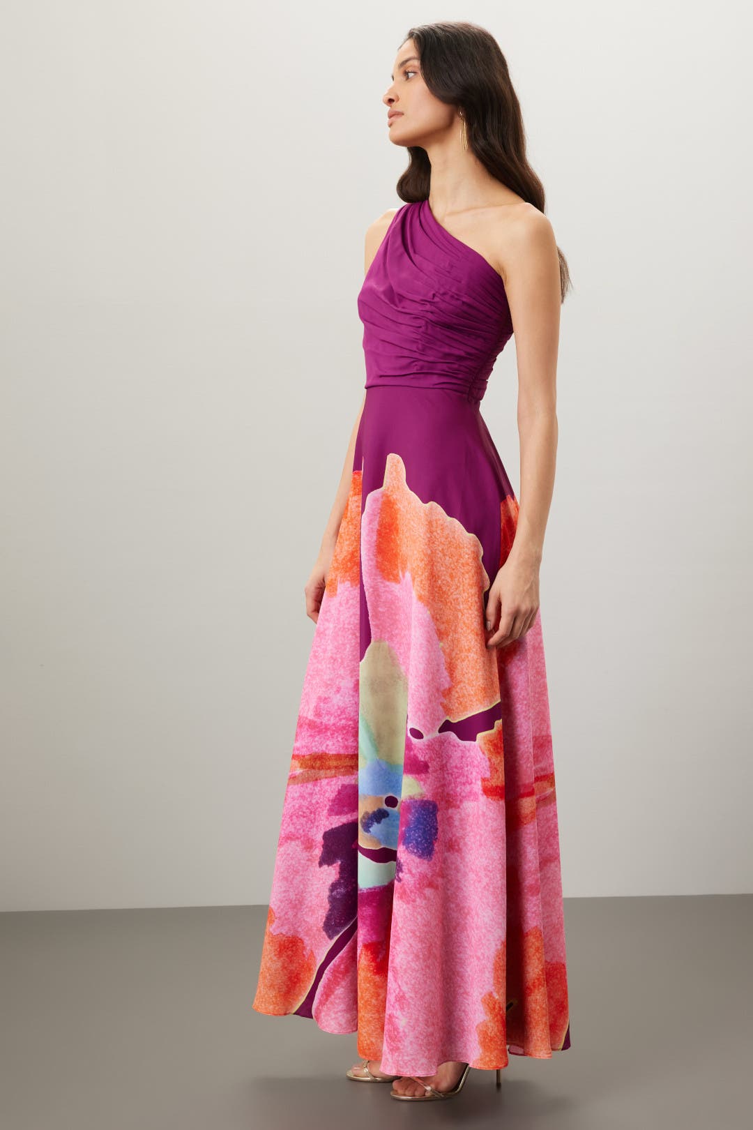 Atlas One Shoulder Gown by AMUR | Rent the Runway