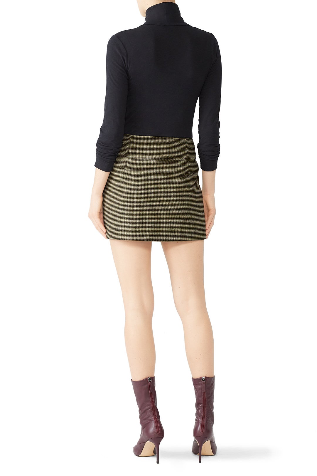 Wrap A-Line Mini Skirt by Derek Lam 10 Crosby 1