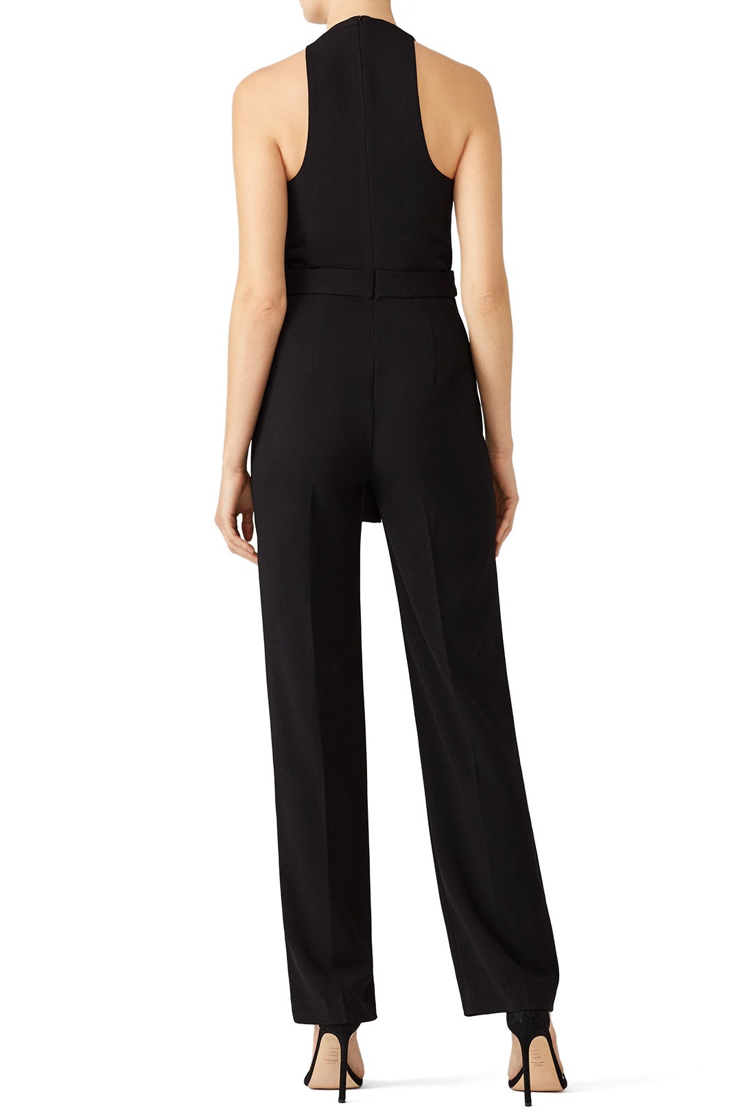 Black Crepe Jumpsuit by Josie by Natori 2