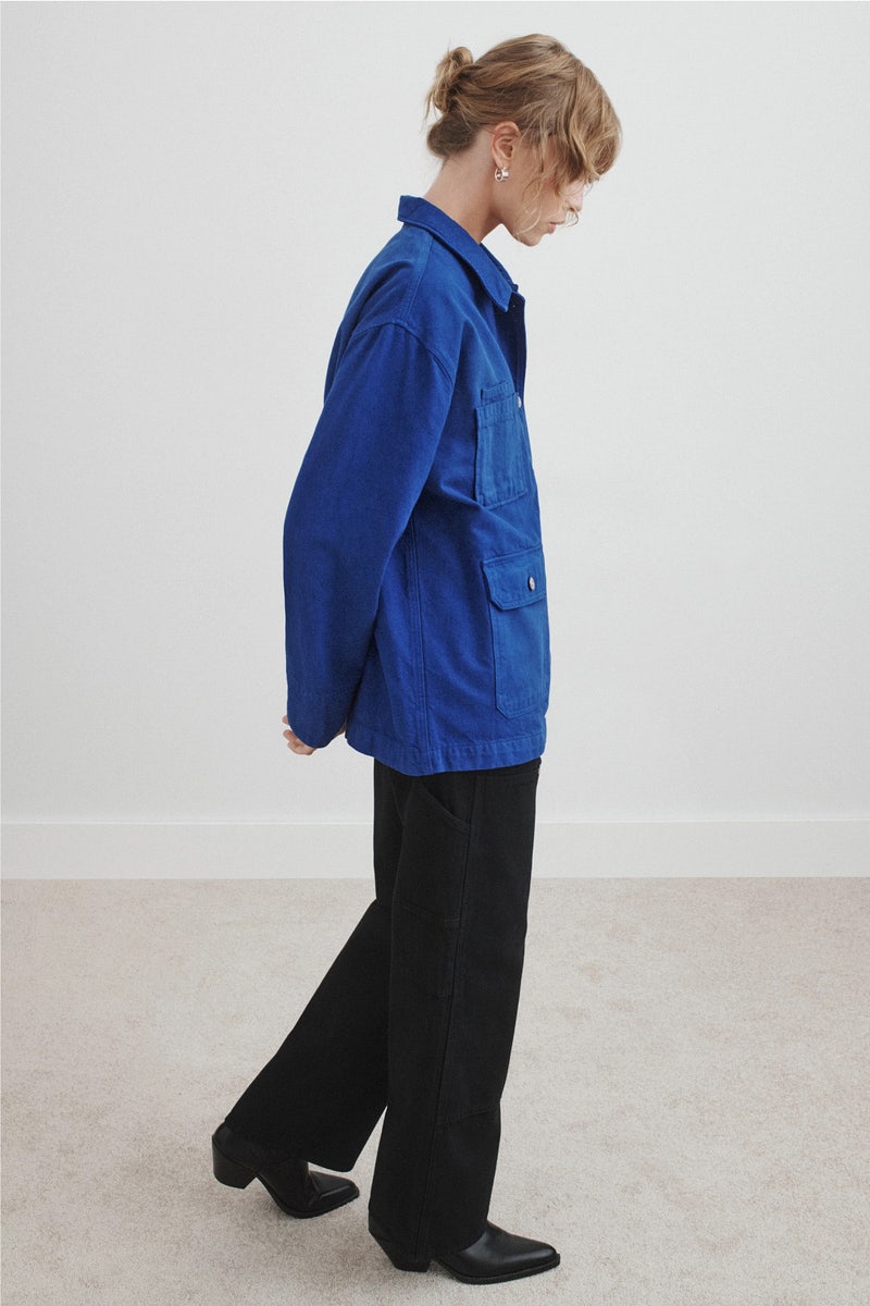 Callum Denim Chore Jacket by Reformation - Photo 1