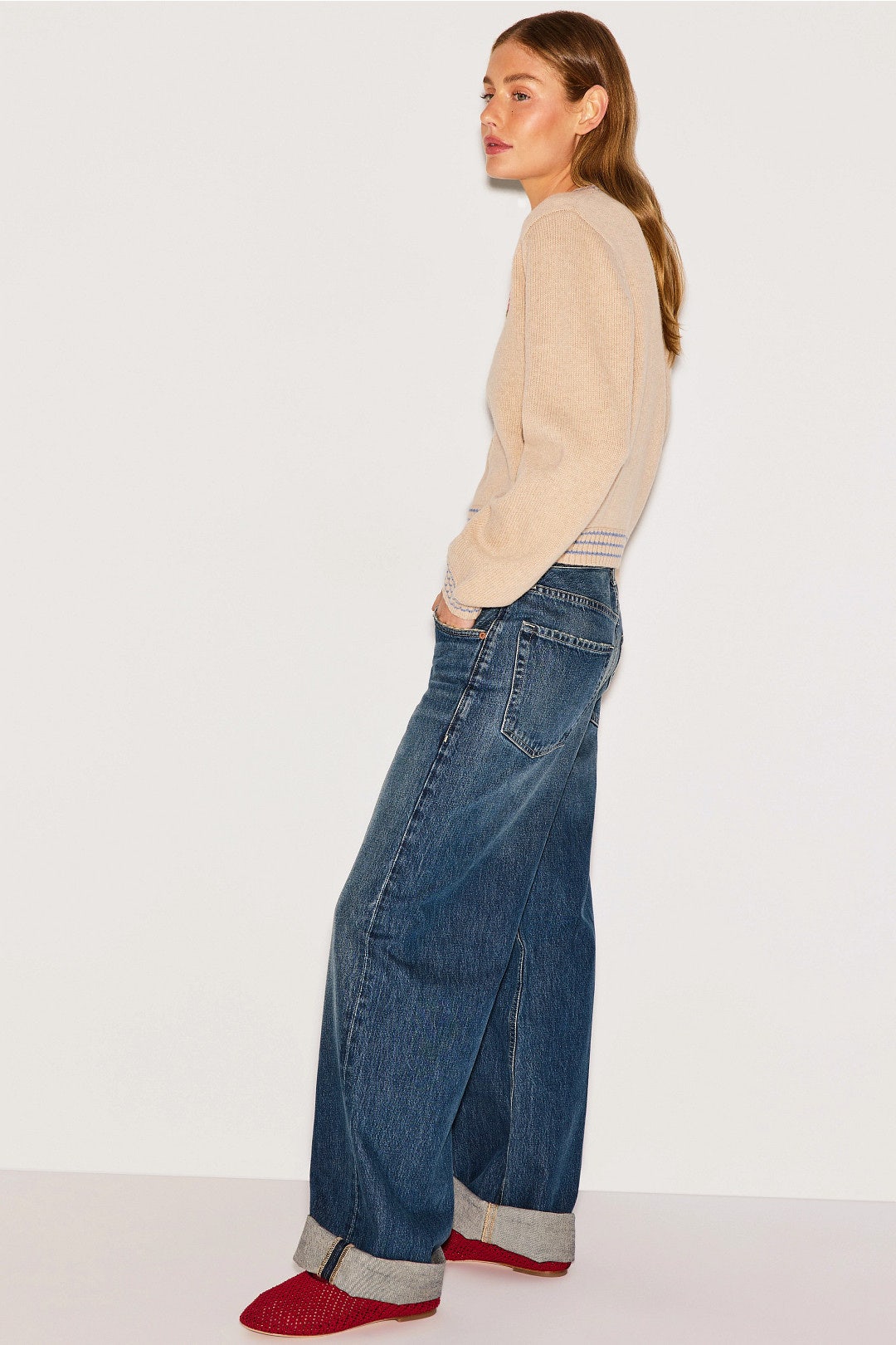 Embroidered Apple Sweater by Stella Nova 1