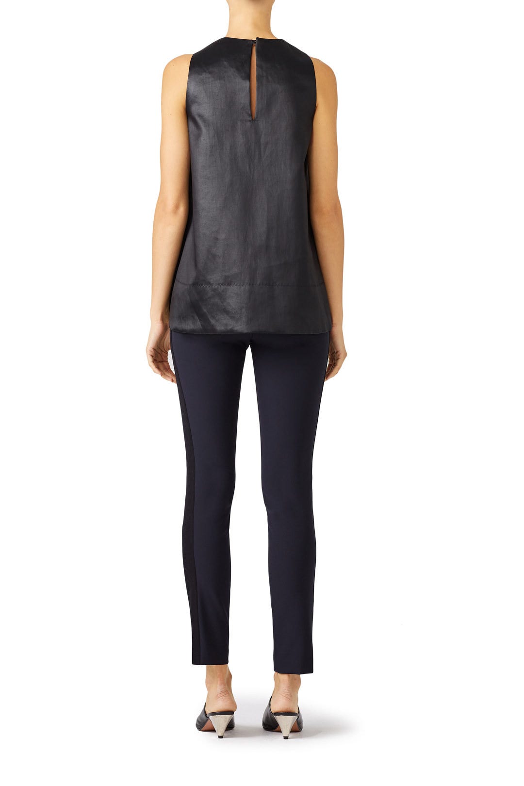 Sleek Black Pocket Top by Carven 1