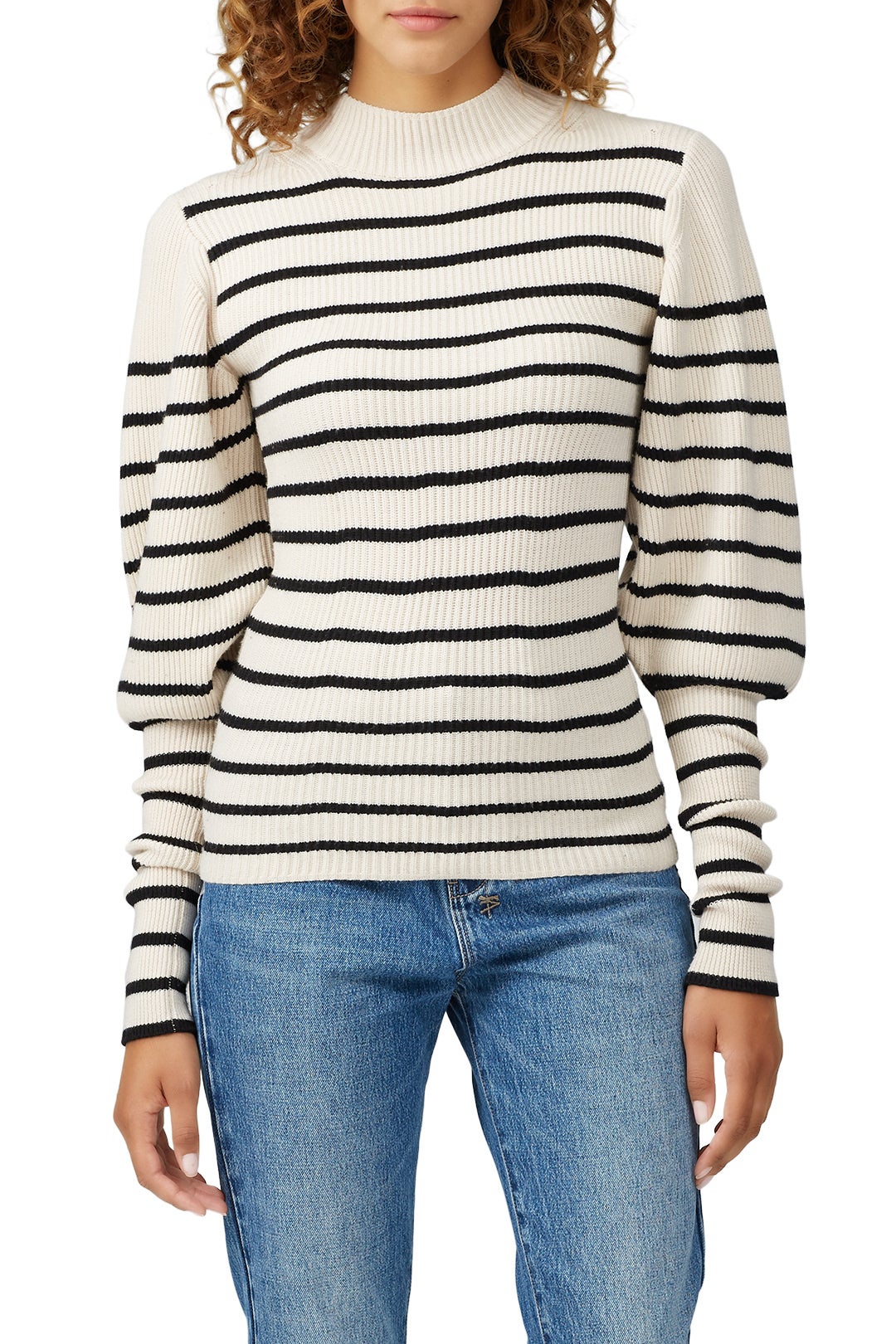 Joanne Puff Sleeve Sweater by Khaite 1