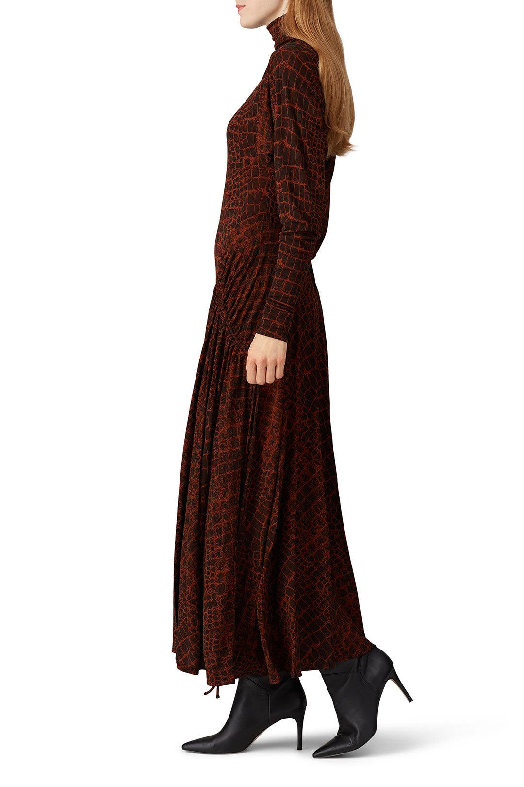 Crocodile Print Matte Jersey Dress by Proenza Schouler 1