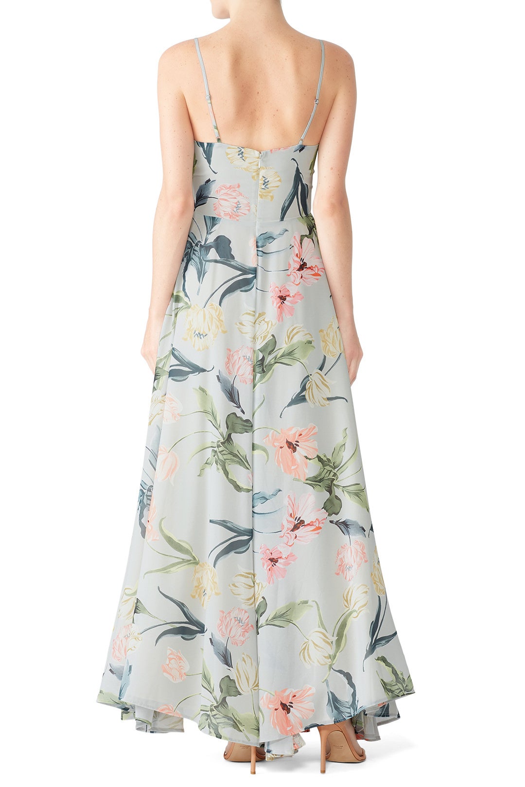 Light Green Peace And Love Maxi by YUMI KIM 2