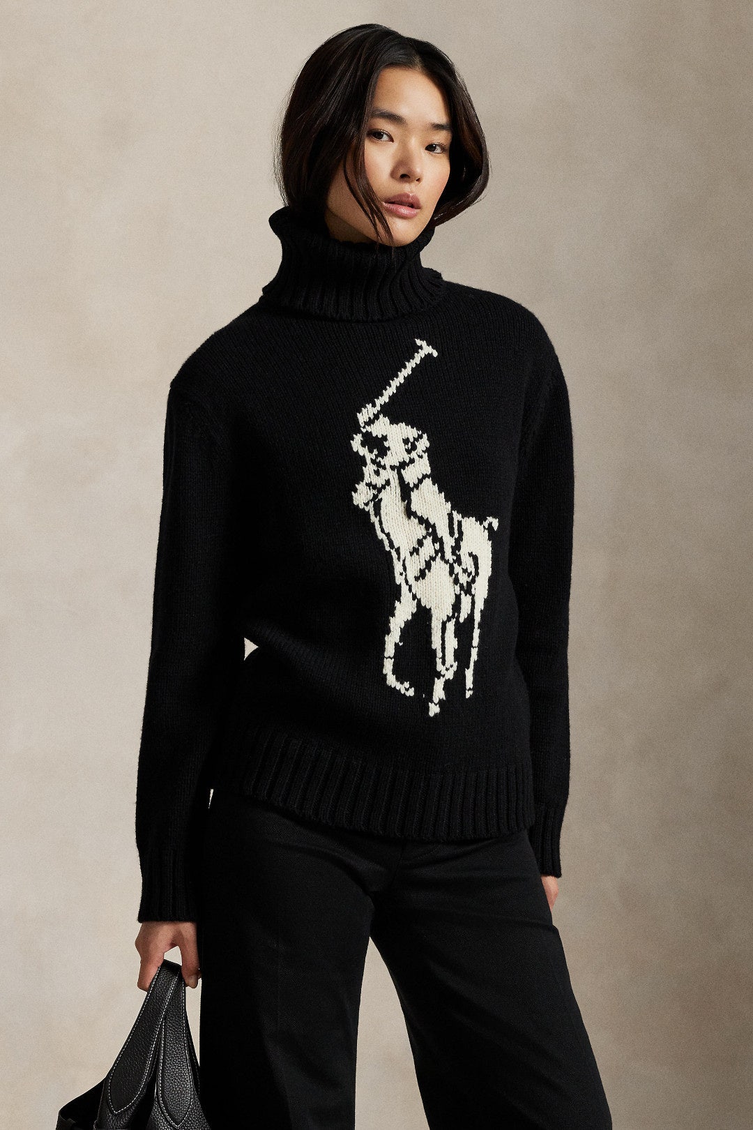Black Polo Pullover Sweater by Polo Ralph Lauren 1