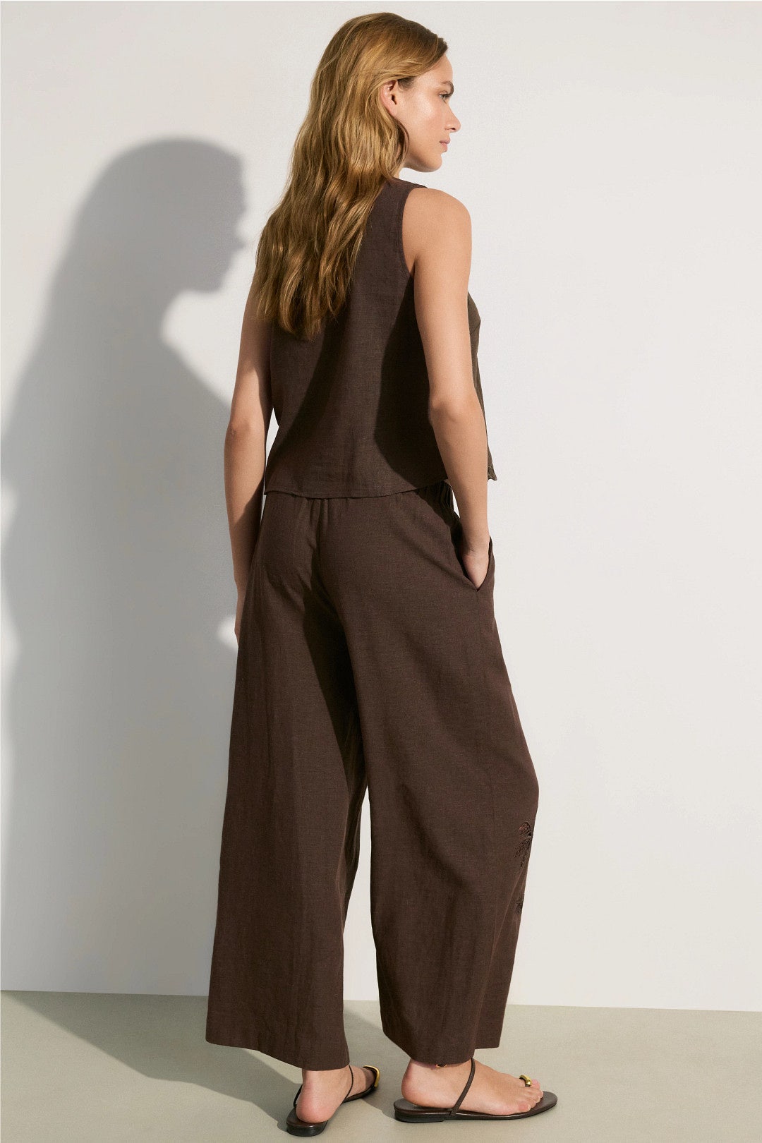 Zora Embroidered Ankle Pants by Fifteen Twenty 2