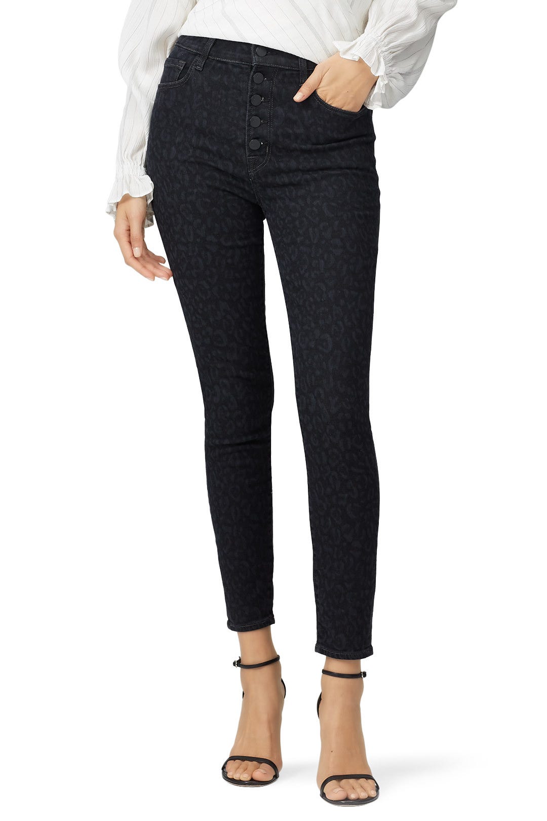 Lilie High Rise Crop Skinny Jeans by J BRAND Rent the Runway