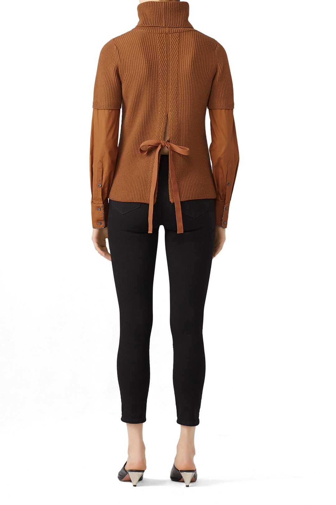 Contrast Sleeves Sweater by No. 21 2