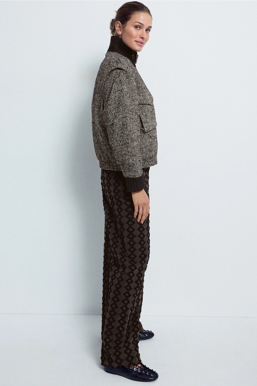 Wool Bomber Jacket by PLAN C x RTR 1