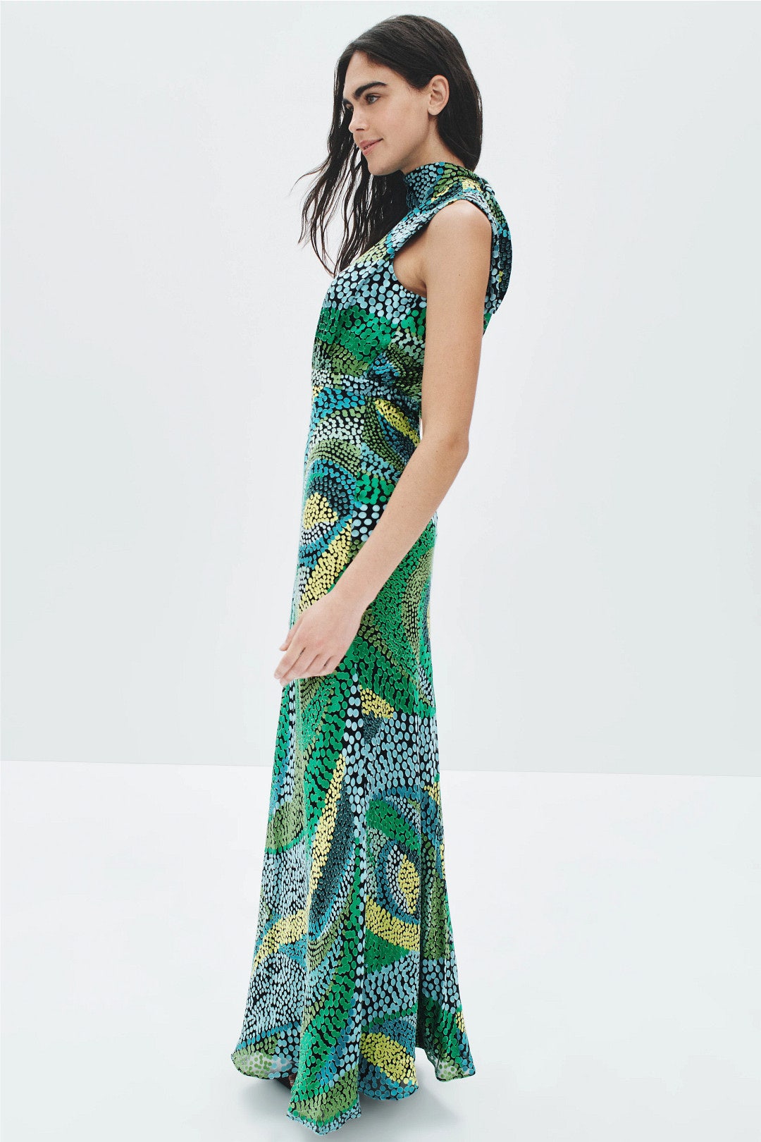 Fleur Dot Print Dress by SALONI 1